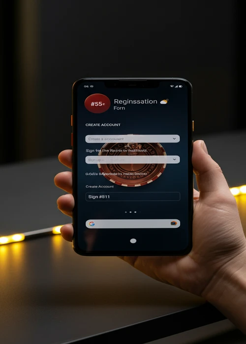 Interface utilisateur claire du formulaire d'inscription de Nirvana Casino, affichant les champs pour informations personnelles et la création de votre compte sécurisé.